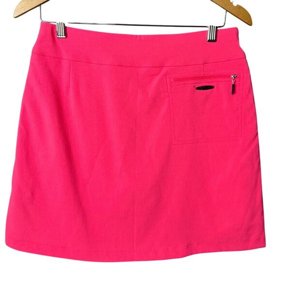 Jamie Sadock Skinnylicious Golf Skort Hot Pink SZ 4 Multi Pocket Golf Pickleball - Picture 2 of 7
